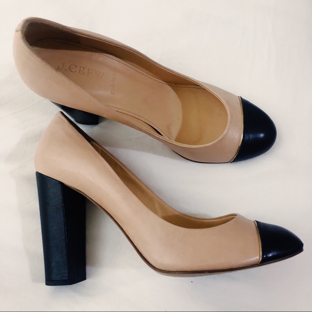 Gorgeous dual tone jcrew pumps sz 8.5